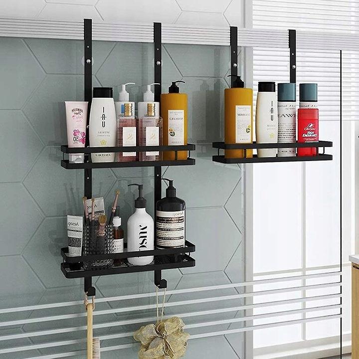 Black Loft Bathroom Hanging Shower Shelf for Bathroom Stainless Steel