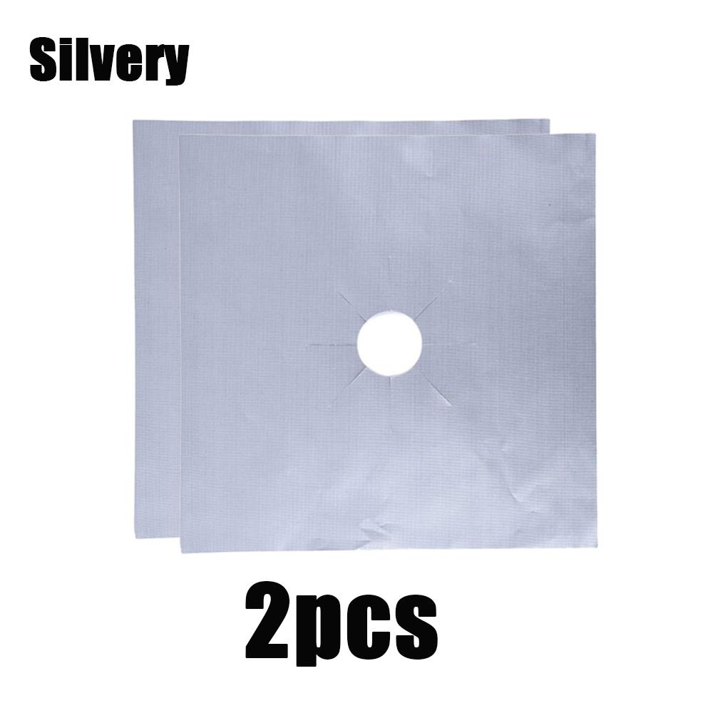 2/4/8 Stück Wiederverwendbare Saubere Matte Pad Gaskochfeld Oberflächenschutzpad Waschbar Öl- und Schmutzabweisend Küchenreinigungszubehör