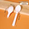 New Year Special: Disposable 129mm Thickened PP Plastic Folding Spoon, Individually Packaged