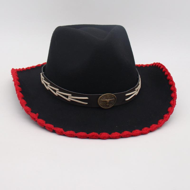 

Tibetan Vacation Jazz Hat Direct Supply Top Hat Grassland Windproof Sun Protection Men S And Women S Hats Versatile Ethnic Style Jazz Hat one size [m peach cow]