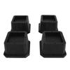 4PCS Bed Risers Rubber Heavy Duty Chair Leg Lifts Furniture Riser Blocks for Desk Cabinet Sofa Couch Tables Type B