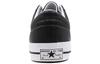 Converse One Star Low Leather Black White 158465C