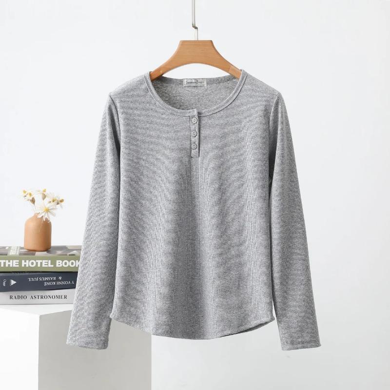 Pullovers Tops Women Long Sleeves Autumn Winter Blouse Oversized Round Neck Loose Long Sleeve Shirt Slim Pullover Tops