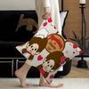 Popular Logo M-Monchhichi Fashion Cushion Cover Pillowcase Upholstery Sofa Throw Pillow Home Decor Pillowcas