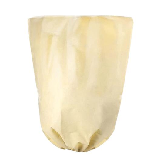 Winter Plant Cover Breathable Freeze Protection Pouch Reusable Frost Blanket with Zipper Drawstring for Outdoor Potted Plants Shrub