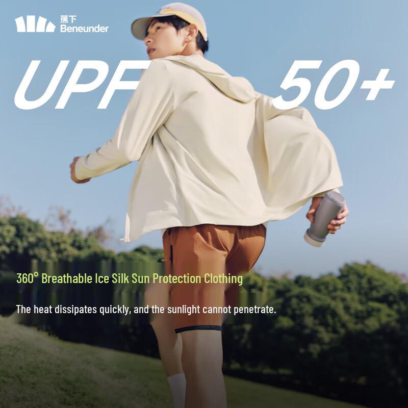 Beneunder Men's Breathable UV Protection Sun Jacket AS599