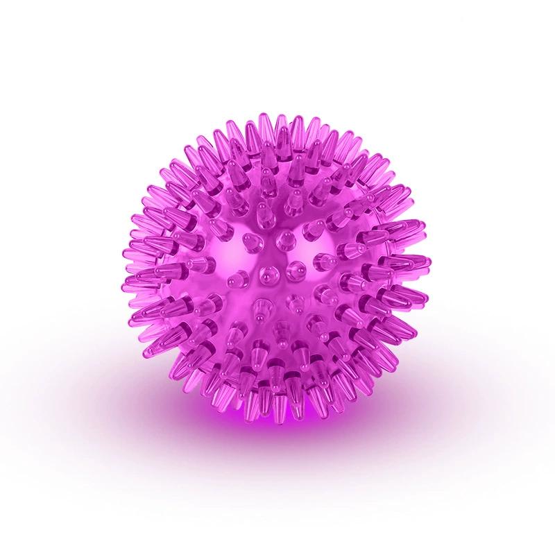 

Игрушки для собак Пищащие мячи для чистки зубов и тренировки Безопасные и не содержащие БФА для маленьких и средних собак M9cm фиолетовый