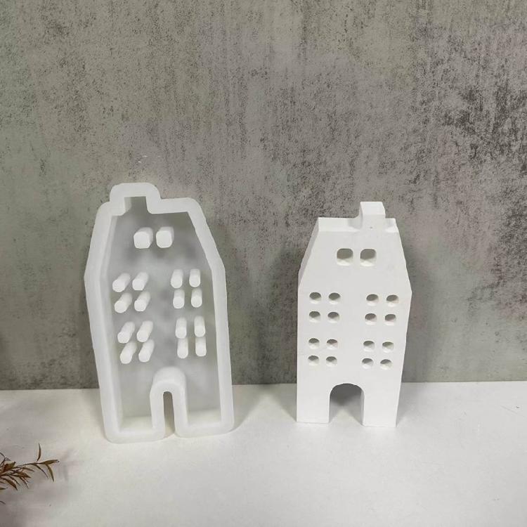 House Resin Molds for DIY Craft Making Candle Fondant Decorations