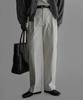 Baulopeulodeogteu Corduroy Set-Up Pants [White]