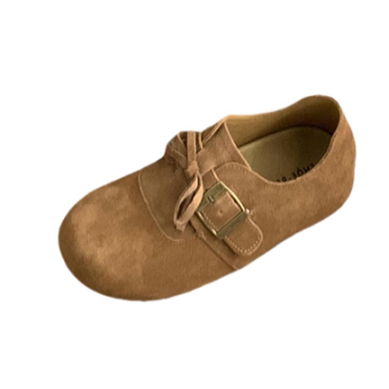 Ballerinas Damen Slipper Schuhe Wildleder Schnürschuhe Designerschuhe Bequeme Sneaker 2025 Herbst Freizeit Walking Kleid Chaussure Femme