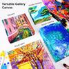 AUREUO Gallery Wrap Canvas 15X15CM 4 Pieces Medium Grain Cotton Deep Edge Art Painting Creation Modern Oil Painting Fine Art Decoration for Oil