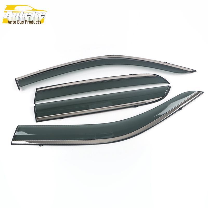 Haima Knight Rain Guards: 3D Stainless Steel Trim & Deflector Stickers for Car Decoration