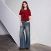 Chuyu Women's Lyocell Cotton Graphic T-shirt