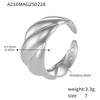 Chic Qiong Yao Stainless Steel Open Ring: Hip Hop Trend, Durable Colorfast Jewelry