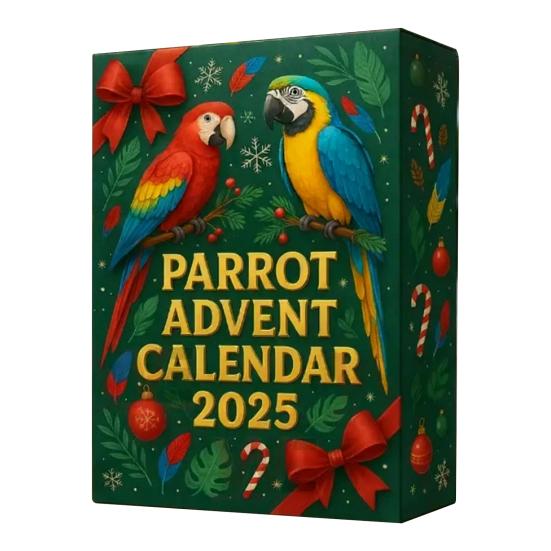 Bird Advent Calendar Collection 2025 24-Day Countdown Box Multifunctional Decoration for Christmas Fun Family Friends
