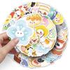 50 Original Hand-drawn Cartoon Graffiti Stickers - Decorate Phones, Cases, Diaries, and Stationery