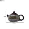 BRKiln Turned Teapot Creative Home Filter Teapot Office Reception Ceramic Kung Fu Teapot Chinese Tea Ceremony AccessoriesEY