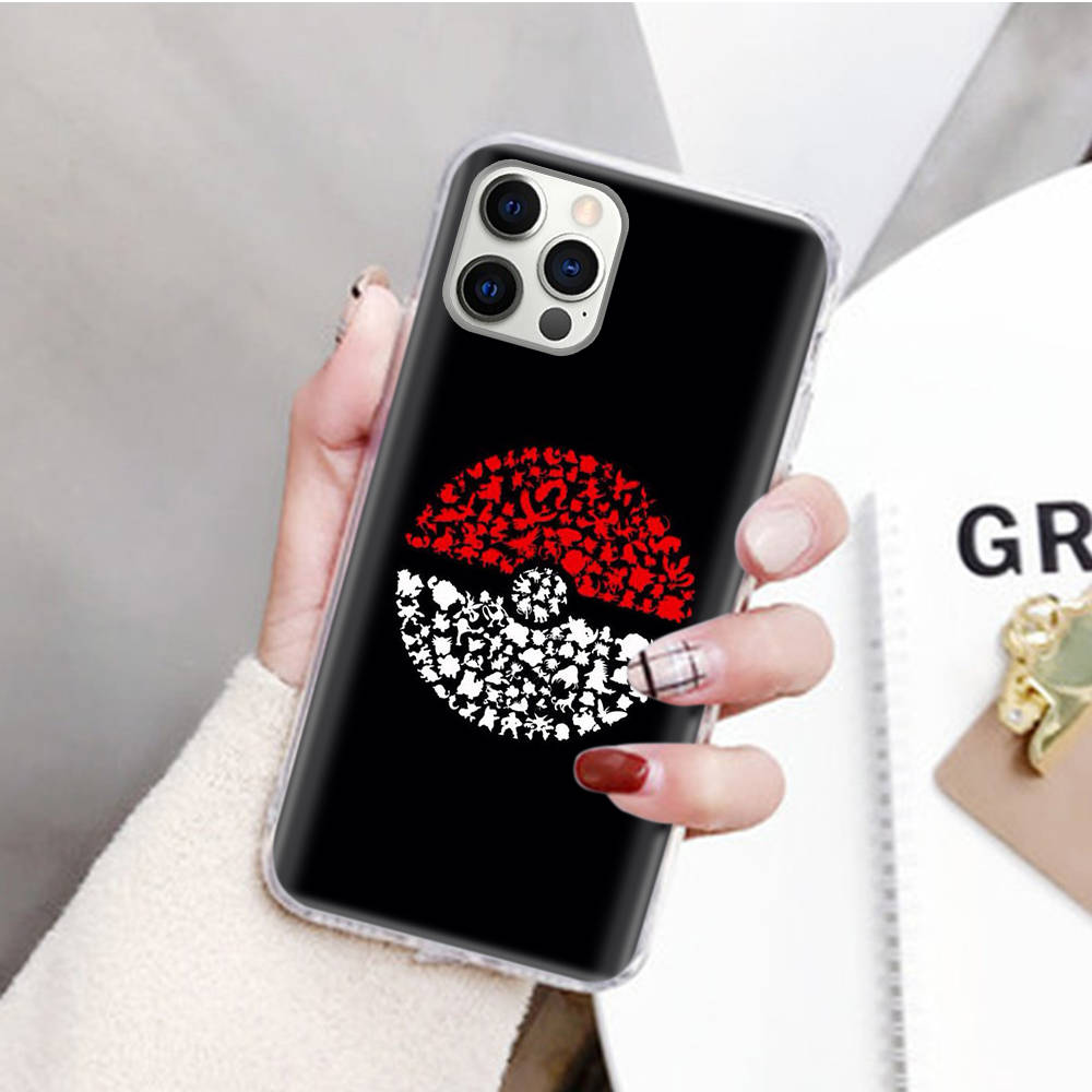 JP37 Pikachu Pokémon Transparente Hülle für Samsung A04 A14 A23 M33 M53 Realme 10 9 C35 C55 VIVO Y02 X80 Infinix Hot 30 Note 11 Tecno Spark 8P Pro