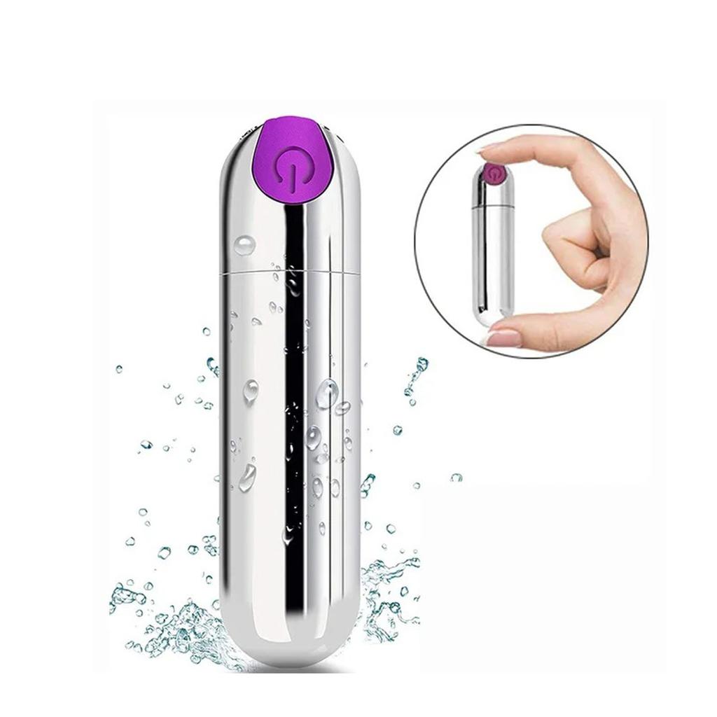 10 Speed Mini Bullet Vibrator for Women Rechargeable Wireless Vibrating Anal Bullet Clitoral Stimulator Dildo for Adult Sex Toys