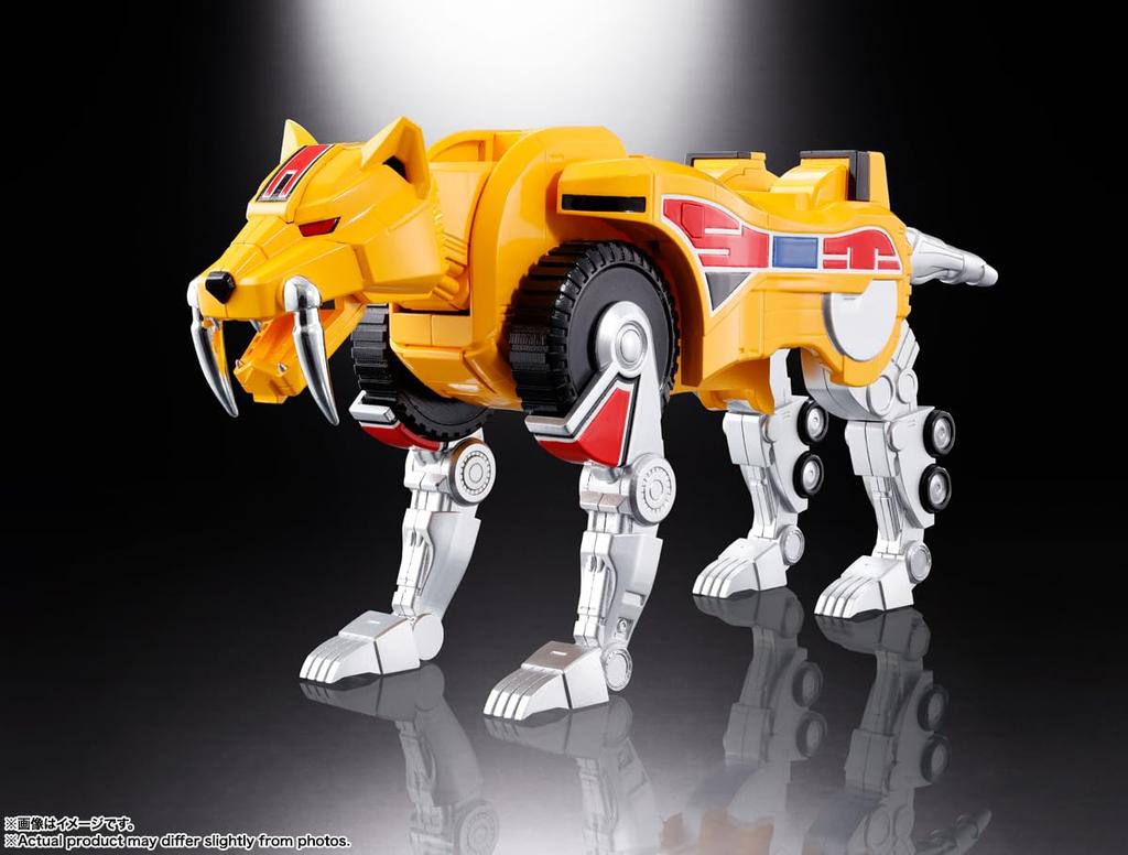 TAMASHII NATIONS Soul of Chogokin Dinosaur Sentai Zyuranger Juutei Daijushin Daijushin Dragon Caesar 260 mm malt bevegelig figur GX-72 & GX-78