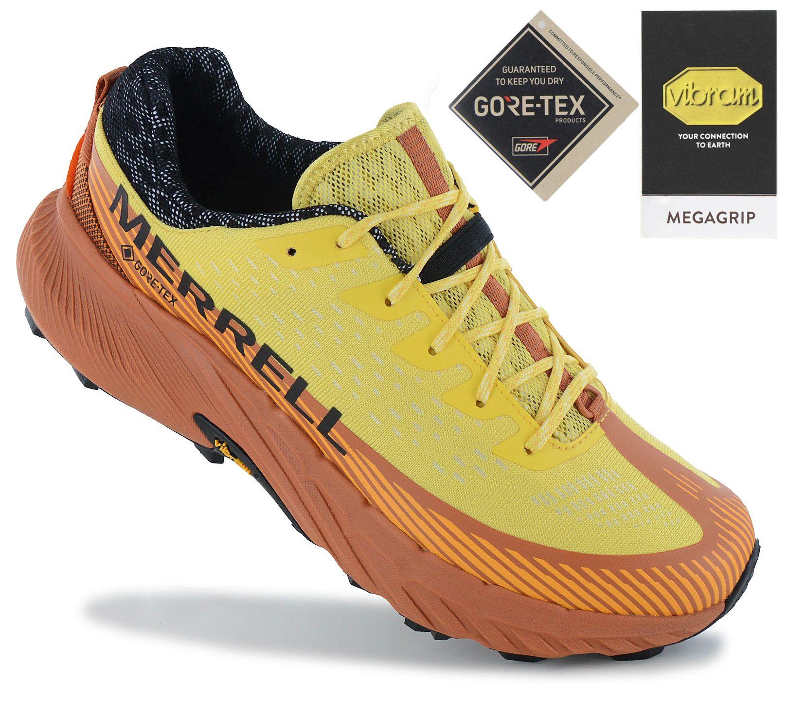 Merrell Agility Peak 5 GTX GORE-TEX - Men s Trail Running Shoes Hiking Shoes J068321 ORIGINAL EU 41 UK 7 жёлтый