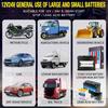 E-FAST 10A 7-stufiges 12V/24V Universelles Auto- & Motorrad-Batterieladegerät für Lithium- & Blei-Säure-Batterien