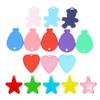 10pcs Cute Bright Color Reusable Aluminum Foil Balloon Weight Balloon Hanging Party Supplies Wedding Pendant Gravity Block