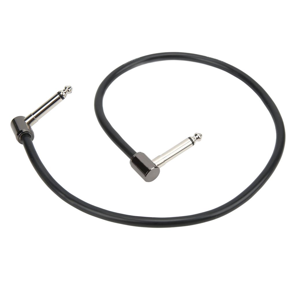 FC‑20 Effects Cable Right Angle Connector Acoustic Guitar Patch Pedal Cord Audio Accessory 50CM