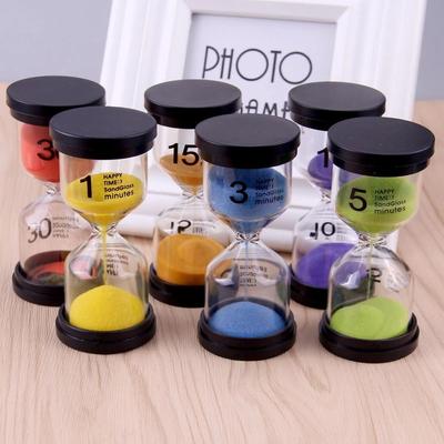 Timing Glass Tube Electroplate Graduation Gift Superior Quality Hourglass Desktop Ornament Time Funnel Timer Sandglass
