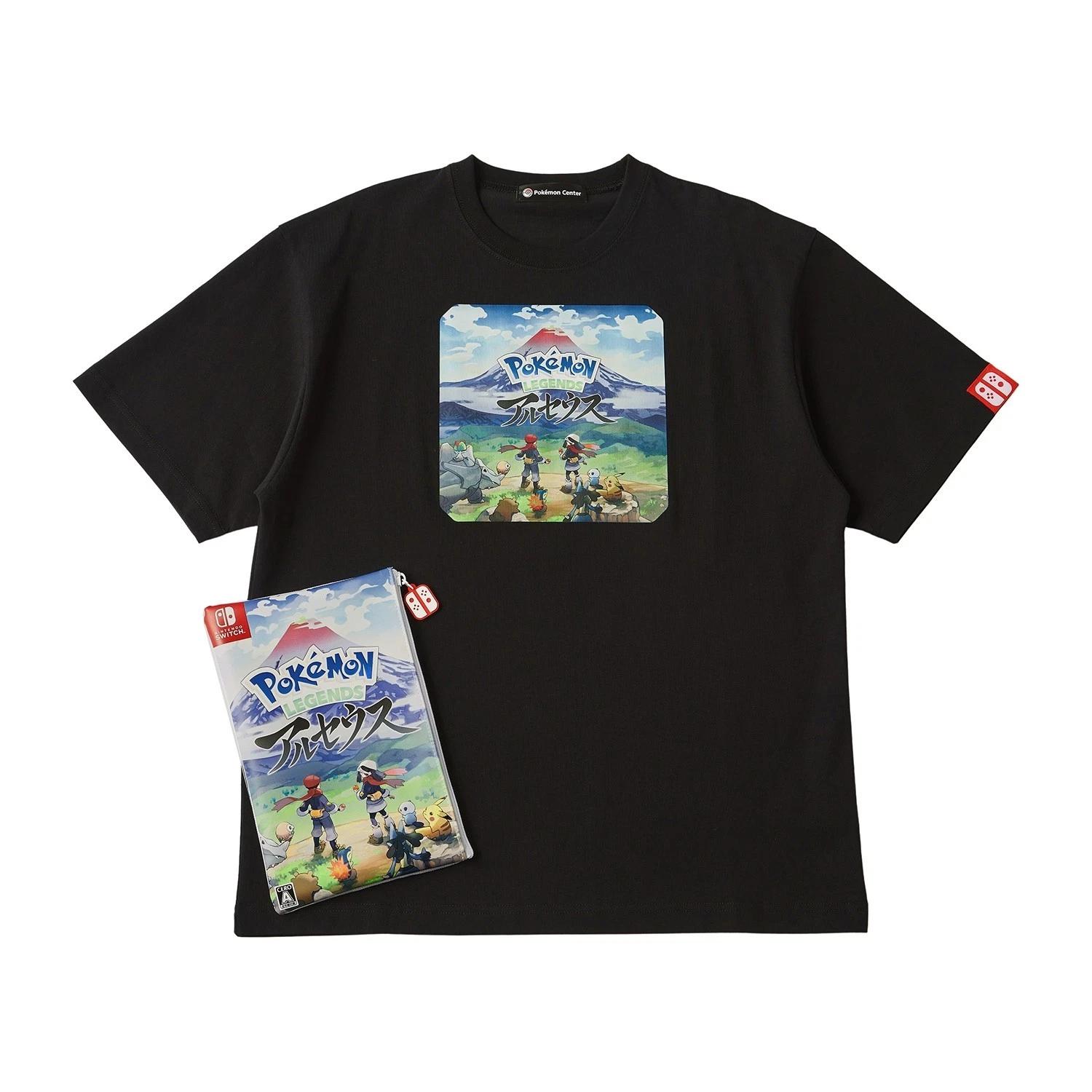 Pokemon Center Original T-Shirt in Pouch Pokémon LEGENDS Arceus Japan Exclusive 3XL