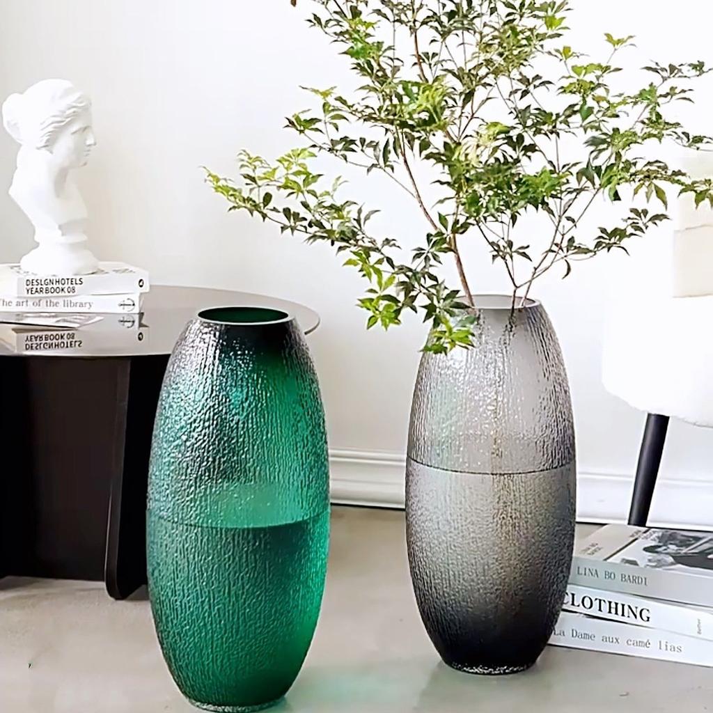 Květinová váza Dekorace Home Plastová váza Bílá imitace keramického květináče