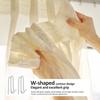 50Pcs Curtain Pleat Hook Stainless Steel W Shaped Pleat Curtain Hook Adjustable Spacing Drapery Hooks Home Curtain Accessories
