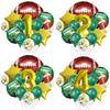 American Football Latex Aluminum Film Balloon Photo Props Football Super Bowl 32 Inch Numbers