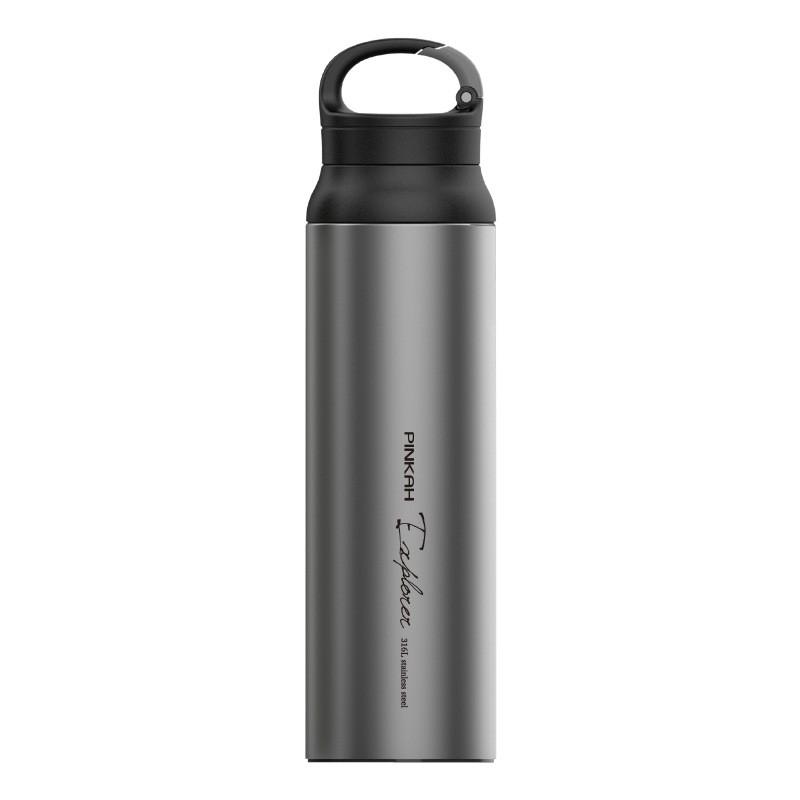 Stainless Steel Vacuum Insulated Travel Water Bottle 600-800ml Leakproof Car Cup Gym Hiking Camping Office Men Women