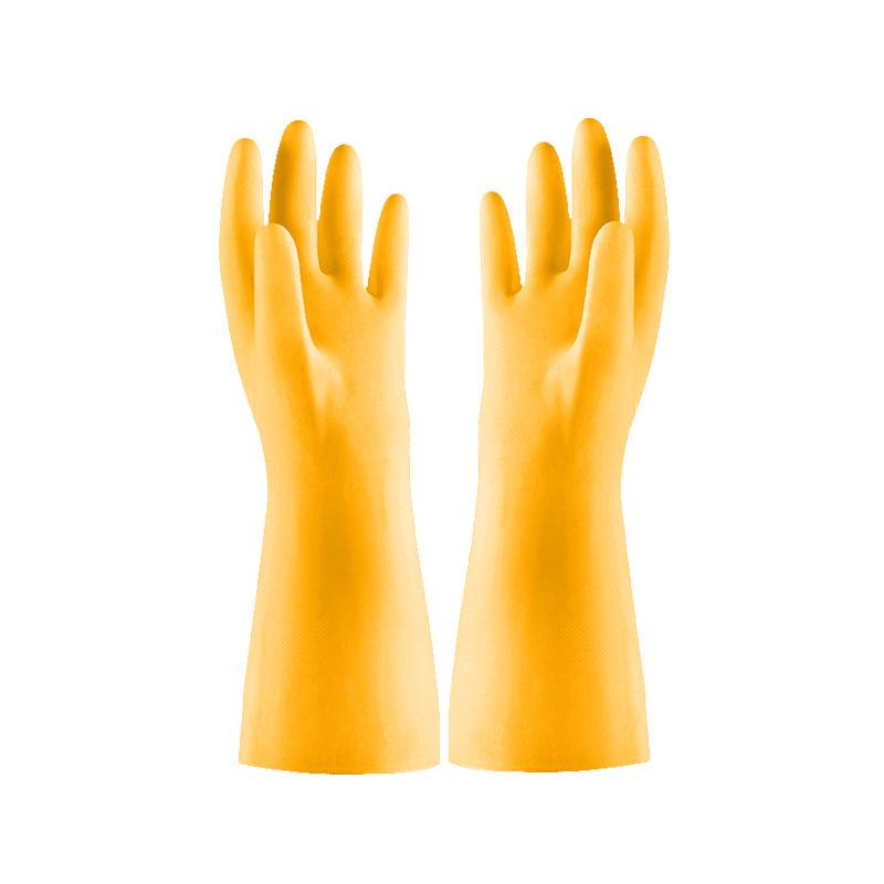 Housework Cleaning Gloves Laundry Waterproof Plastic Leather Household Cleaning Non-Slip Durable Kitchen Dishes And Dishes