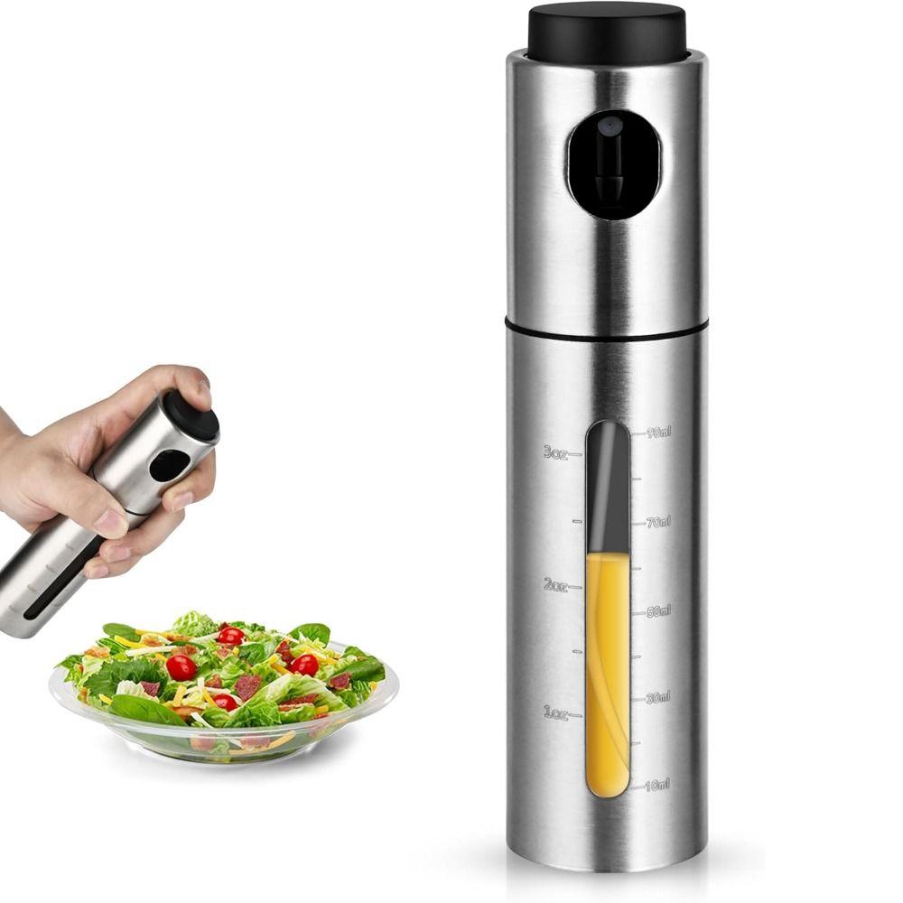 Mehrzweck-Ölsprühflasche zum Kochen Edelstahl Küchenwürzflasche BBQ Backen
