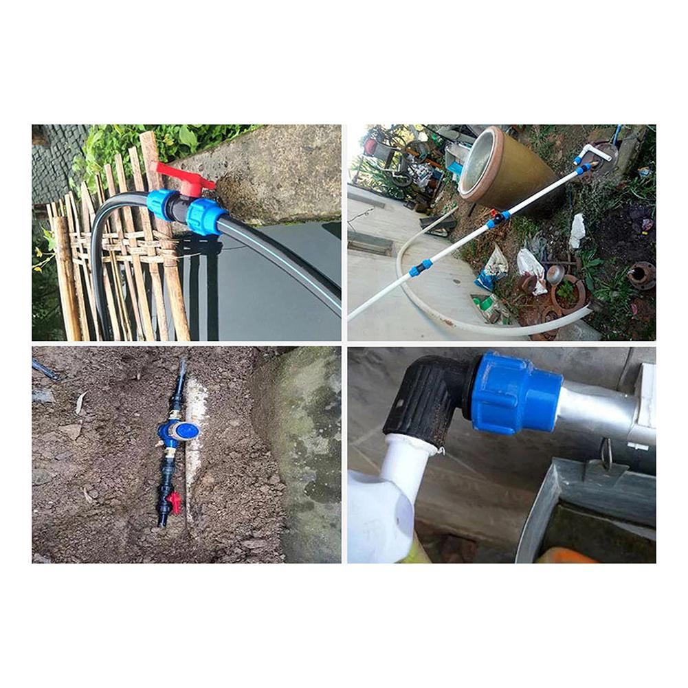 20 25 32 40 50mm Plastic Quick Ball Valve for PE Pipes - Irrigation Water Fitting with High Pressure Resistance