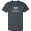 RPG Class Quote Bard - Tabletop Game Fantasy T Shirt - Dark Heather