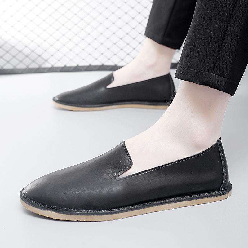 Casual men's leather shoes Comfortable and classic British style design Party Leisure Business Office Luxury adult shoes