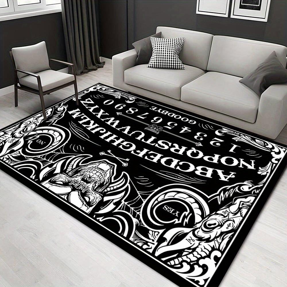 

1pc 18362931160 Pattern Carpet, Area Rug For Living Room Bedroom Room Bed Chair Laundry Entryway Corridor Yard Non-slip Outdoor Camping Rug 60cm by 90cm