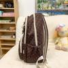 New Polka Dot Bow Girls Backpack Large-capacity Anti-theft Student Schoolbag Nylon Multi-compartment Travel Computer Backpack