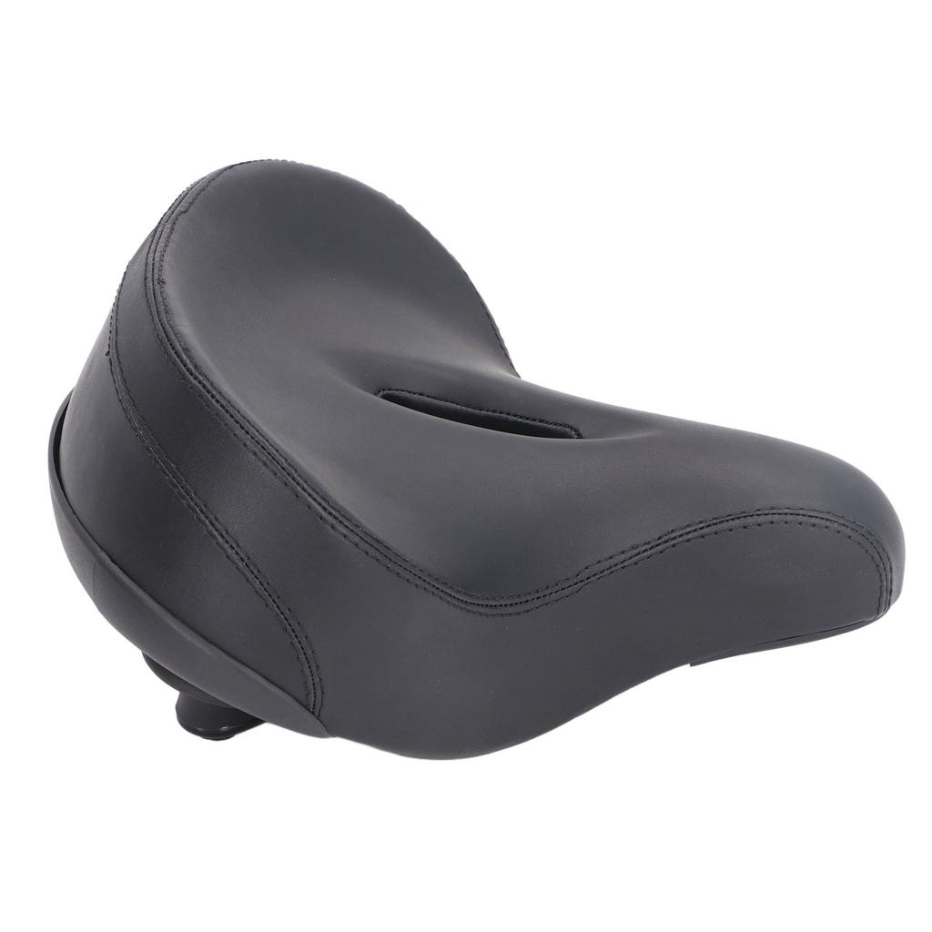 Comfortable Bike Seat for Women Men PVC Leather Shock Absorbing Foam Padded Bike Saddle Cushion Replacement for Mountain Road Bike