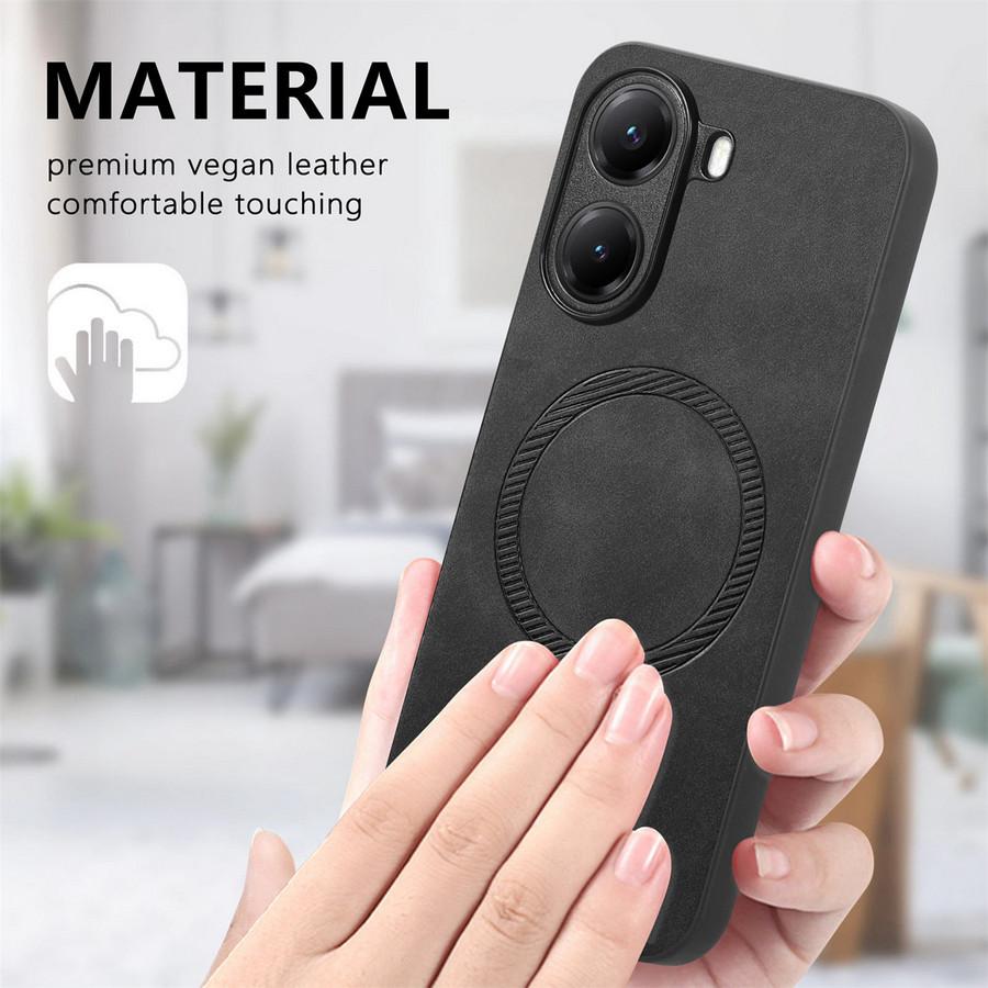 Für Xiaomi Poco F9 Ultra 5G 2026 Magnetische Leder Rückseite Poco M8 F8 X8 F9 Pro Hülle X8 Pro Max M8 Luxus Funda