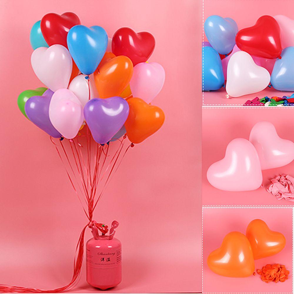 10/20pcs Romantic Thickening  Pearl Inflatable Toys Heart Shaped Latex Balloons Wedding Decor