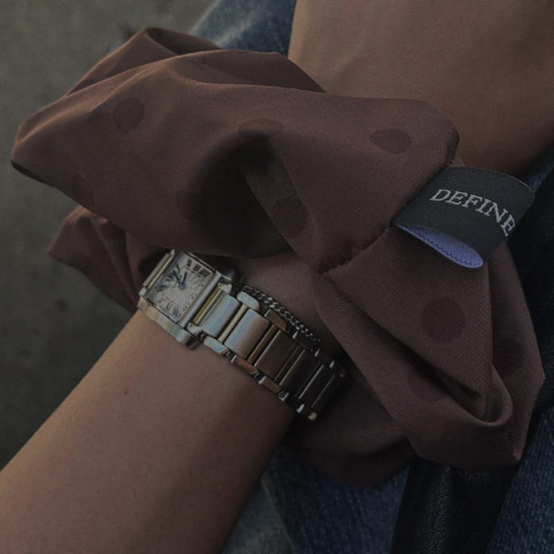 

DEFINE OTHER Большая резинка-скранчи (коричневый) Brown