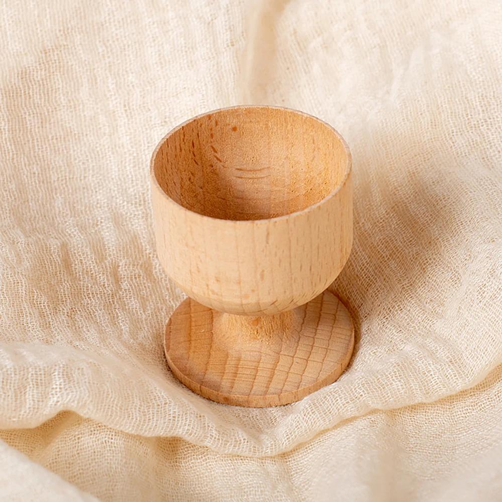 

Easter Decorations Paintable Smooth Surface Wooden Easter Eggs DIY Crafts for Home Spring Party Holiday Ornaments