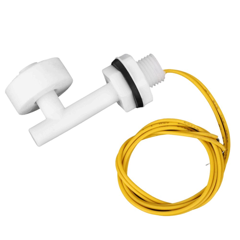 White PP Water Level Sensor DC220V Liquid Level Controller Float Switch  Swimming Pool