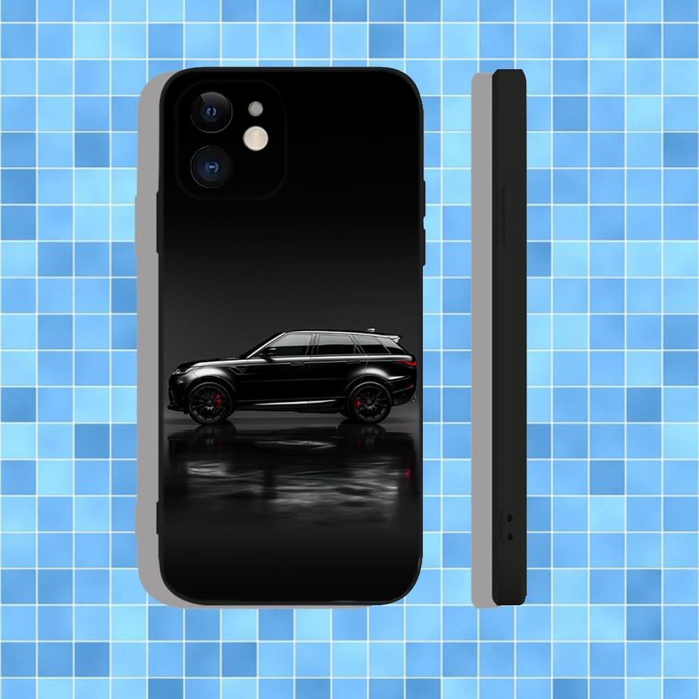 R-Range Roveres Sport Car Phone Case For iPhone 16,15,14,13,12,11,Pro,Max,Plus,X,XS,XR,SE,8,7,Mini,Soft Silicone Black Case
