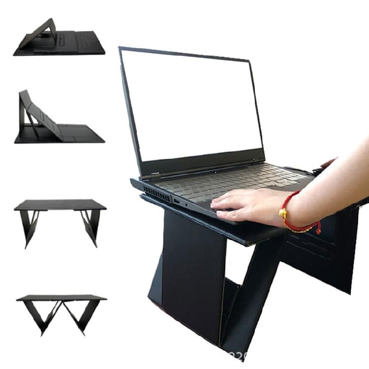 Travel Friendly Foldable Computer Table Stylish Folding Computer Desk With Strong Magnetic Attachment