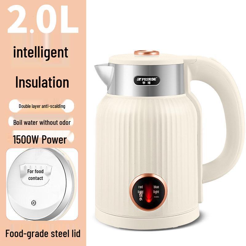 Inteligentny czajnik elektryczny o dużej pojemności, zgodny z normami europejskimi, z funkcją utrzymywania ciepła